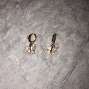 Pearl Butterfly Earrings